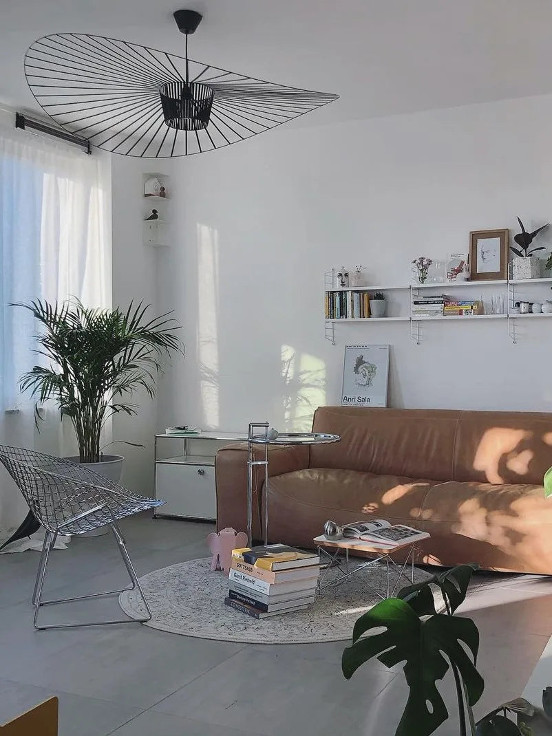 Vintage taklampa med hatt