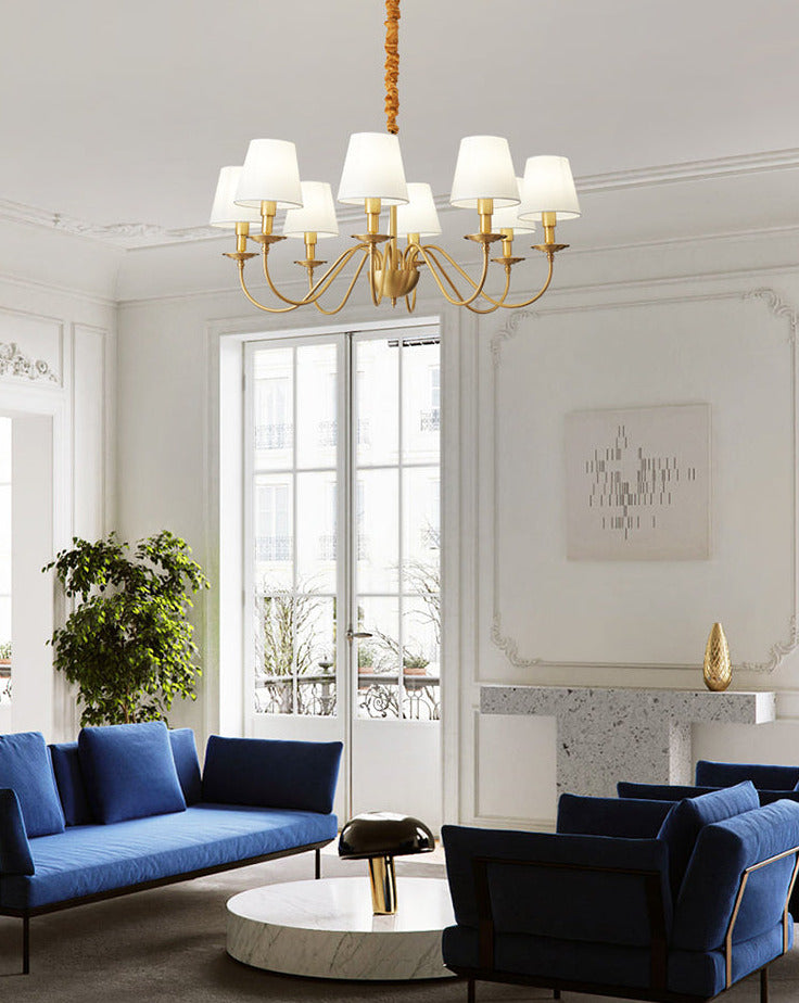 Retro ljuskrona för vardagsrum