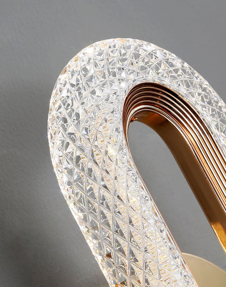 Vägglampa i kristall Royal