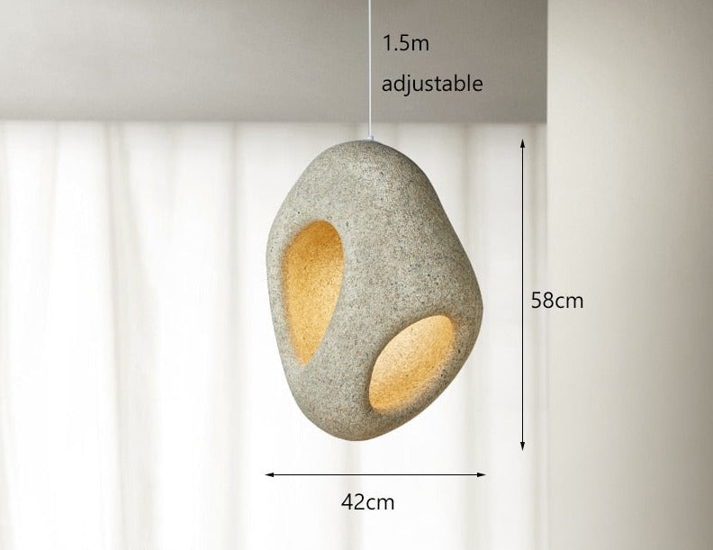 Art Wabi-Sabi taklampa