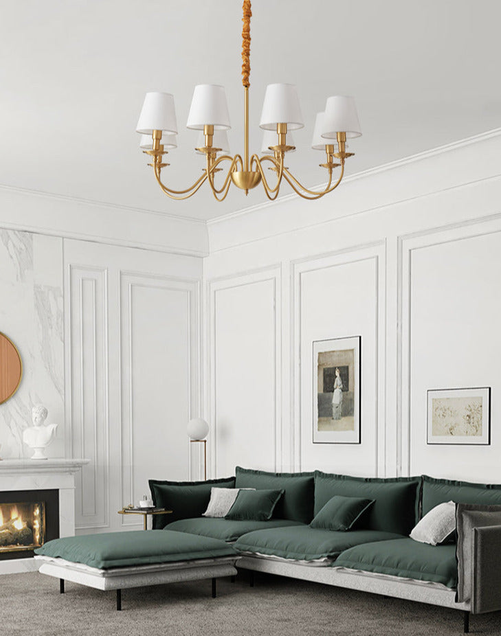 Retro ljuskrona för vardagsrum