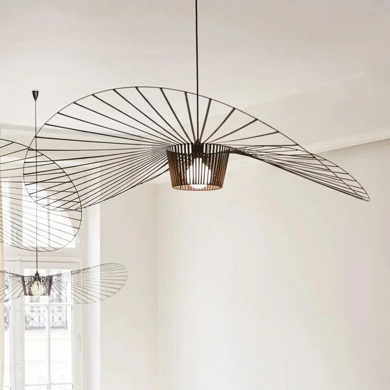 Vintage taklampa med hatt