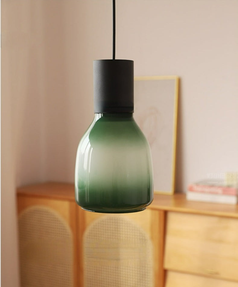 Gradient-pendellampa med blomma