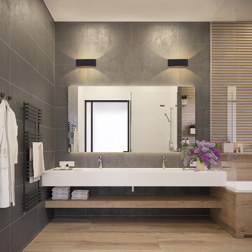 Down-Up Vattentät vägglampa