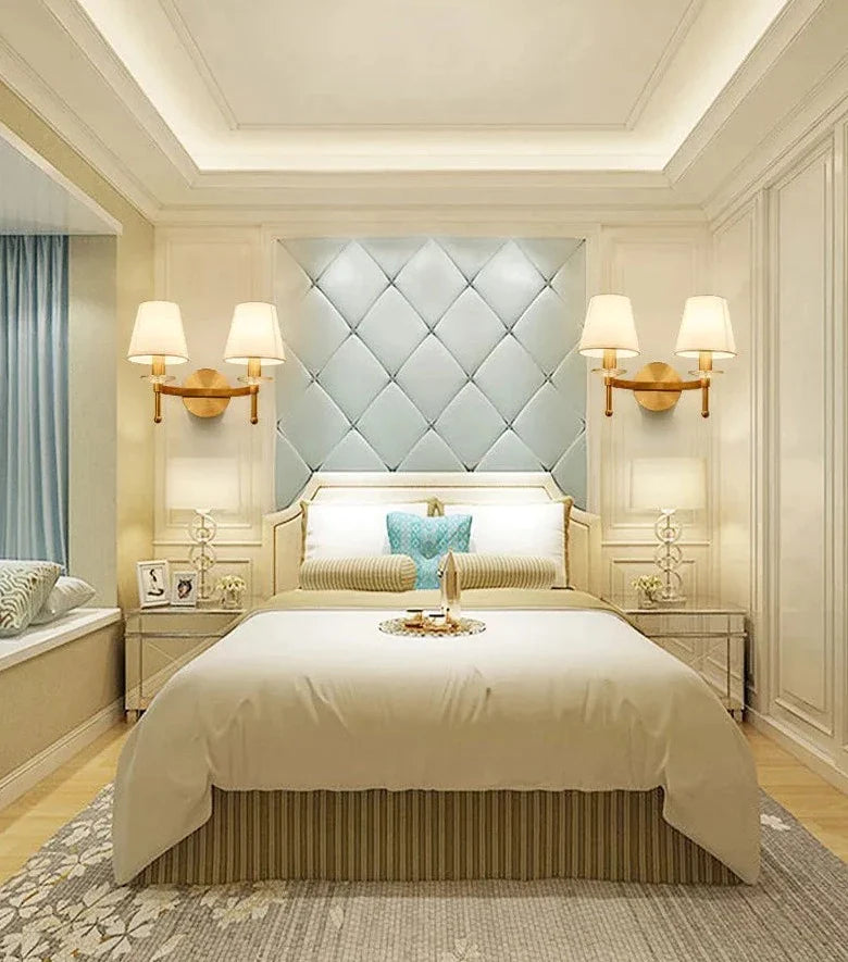 Vintage amerikansk vägglampa