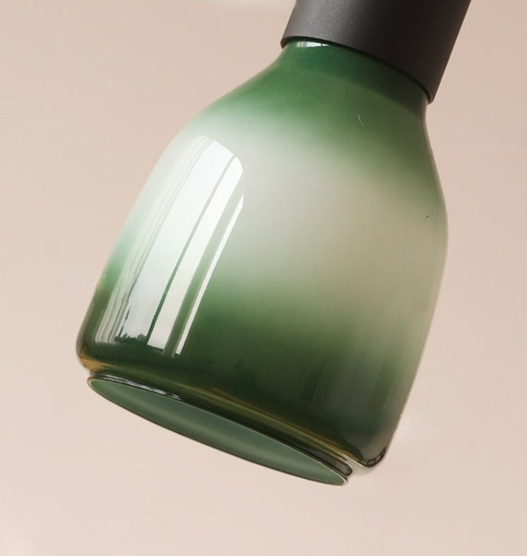 Gradient-pendellampa med blomma