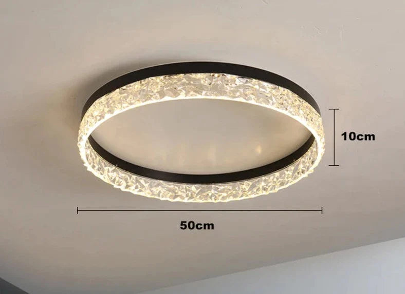 Taklampa i nordisk kristall