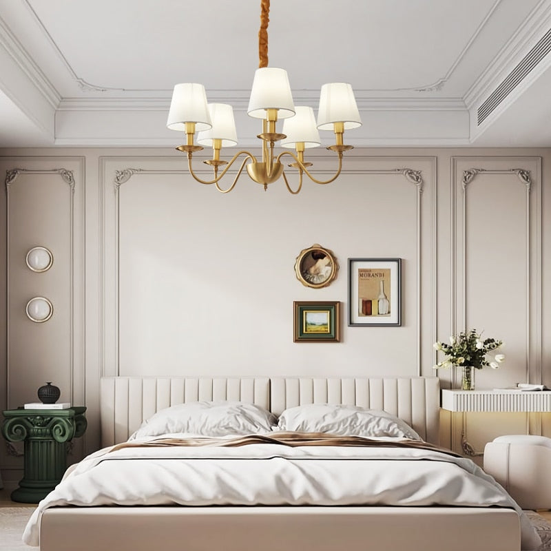 Retro ljuskrona för vardagsrum