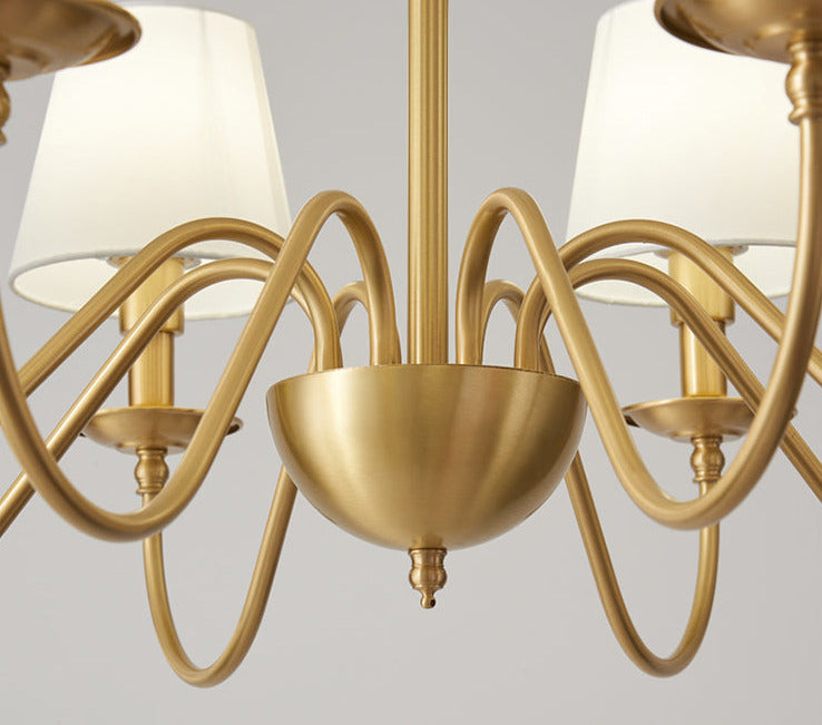 Retro ljuskrona för vardagsrum