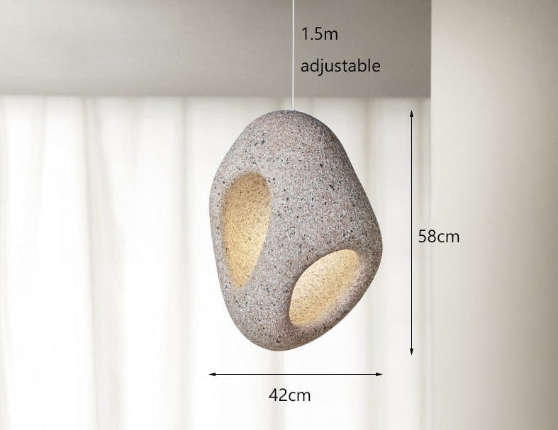 Art Wabi-Sabi taklampa