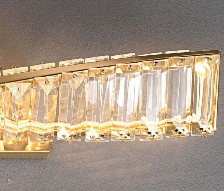 Vägglampa i kristall av hög kvalitet