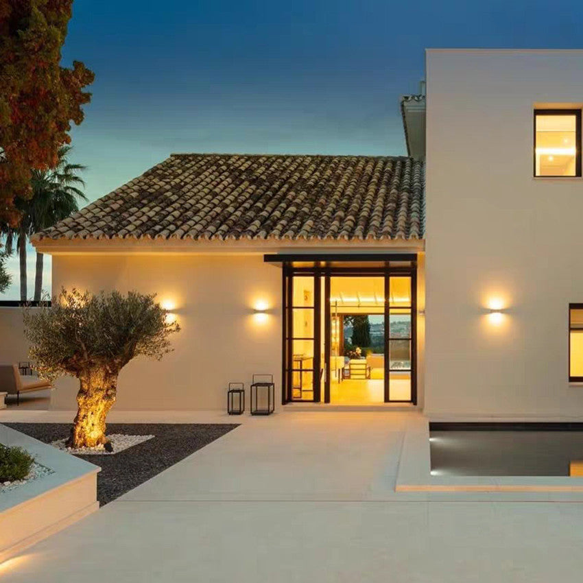 Down-Up Vattentät vägglampa