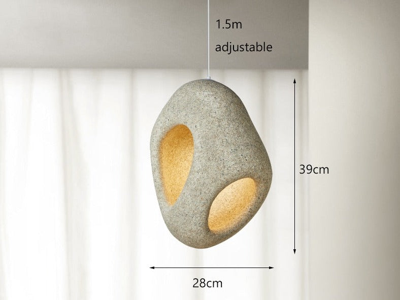 Art Wabi-Sabi taklampa