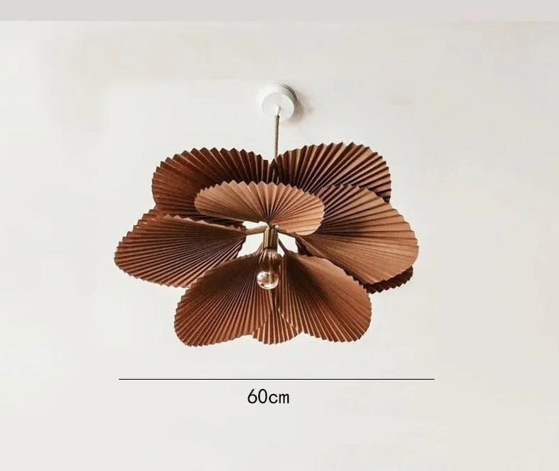 Ljuskrona med blomma i art deco