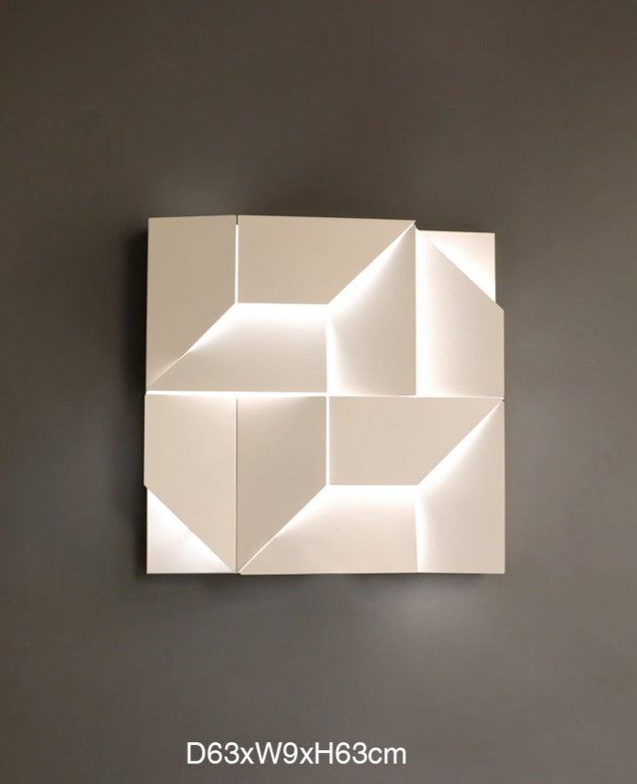 Lyxig 3D-vägglampa