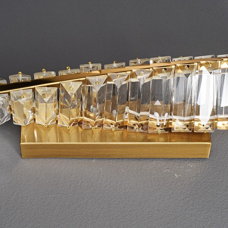 Vägglampa i kristall av hög kvalitet