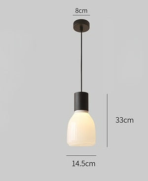 Gradient-pendellampa med blomma