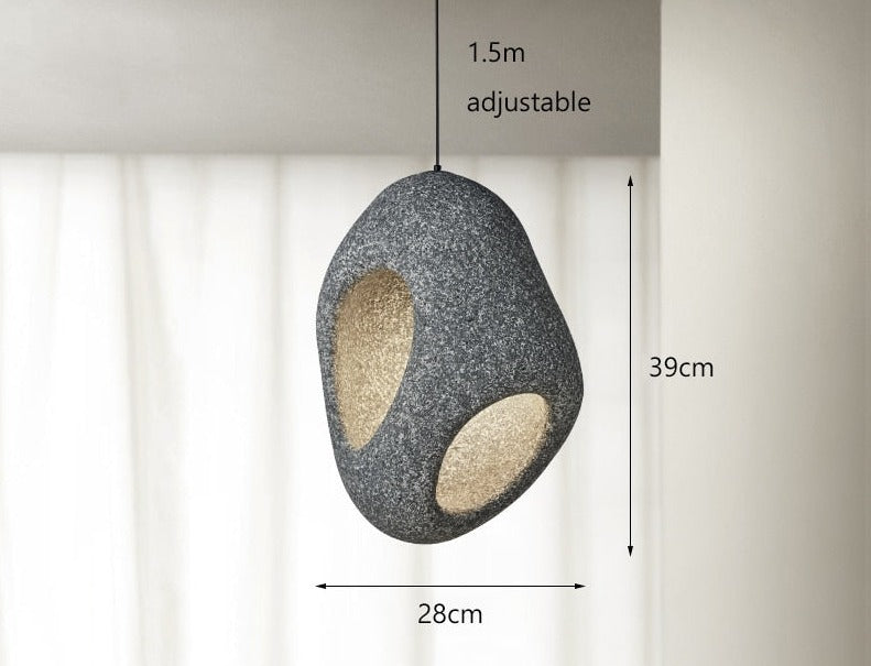 Art Wabi-Sabi taklampa