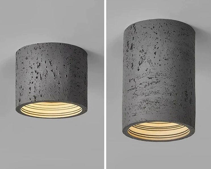 Wabi sabi spotlight cement