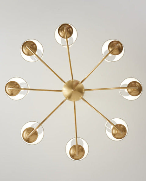 Retro ljuskrona för vardagsrum