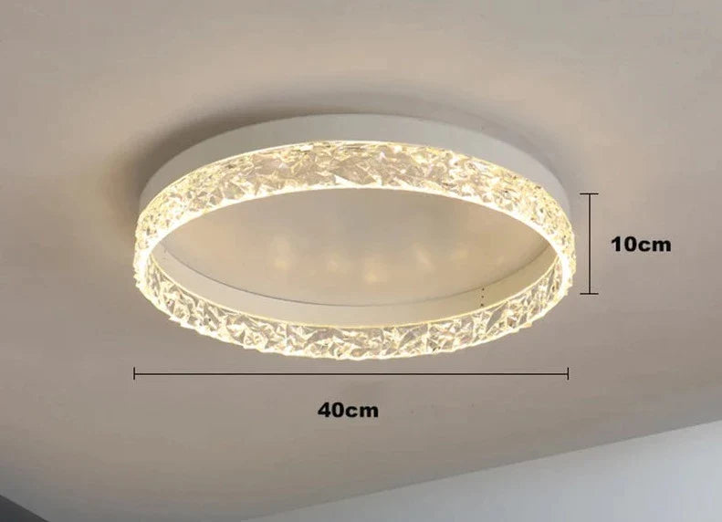 Taklampa i nordisk kristall