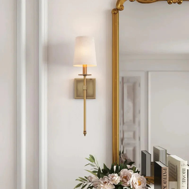 Vägglampa i amerikansk design