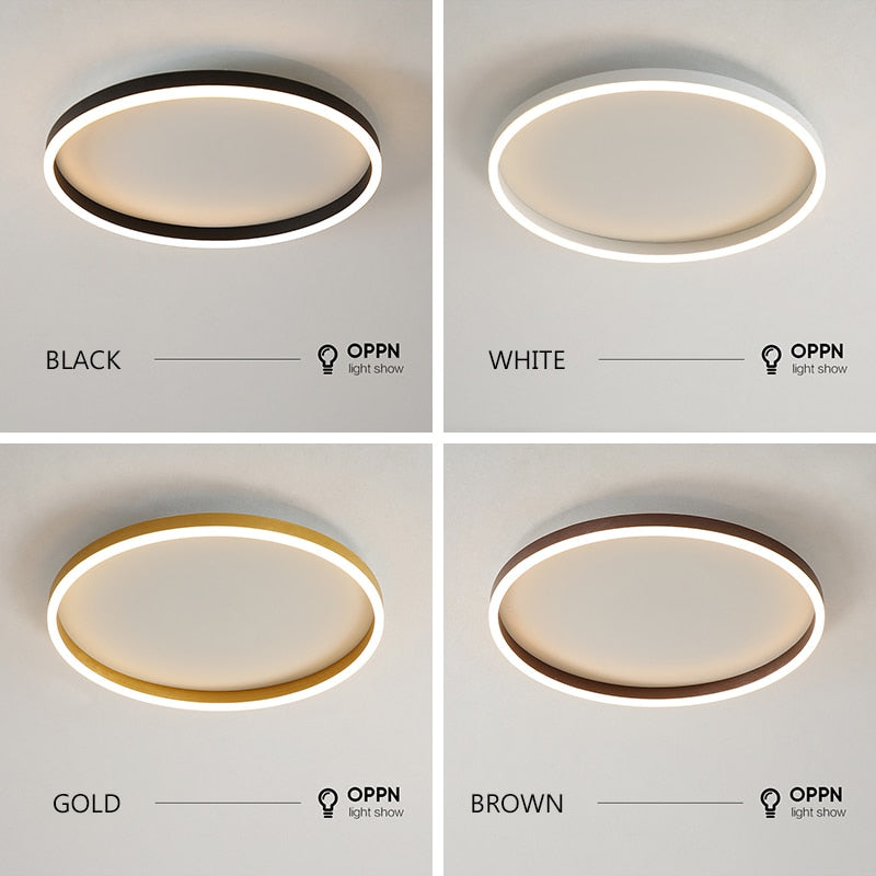 Rund form Modern taklampa LED