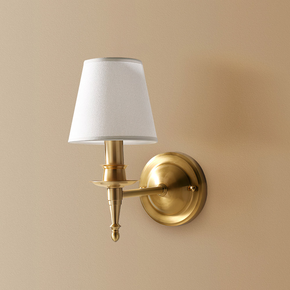 Vintage vägglampa i guld
