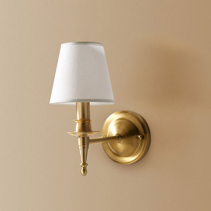 Vintage vägglampa i guld