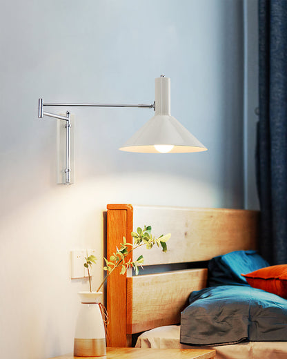 Vägglampa för minimalistiskt kontor
