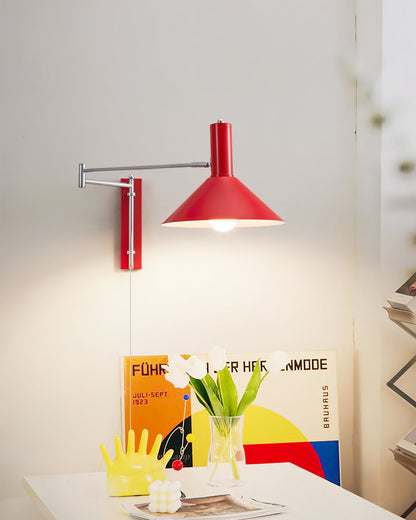 Vägglampa för minimalistiskt kontor