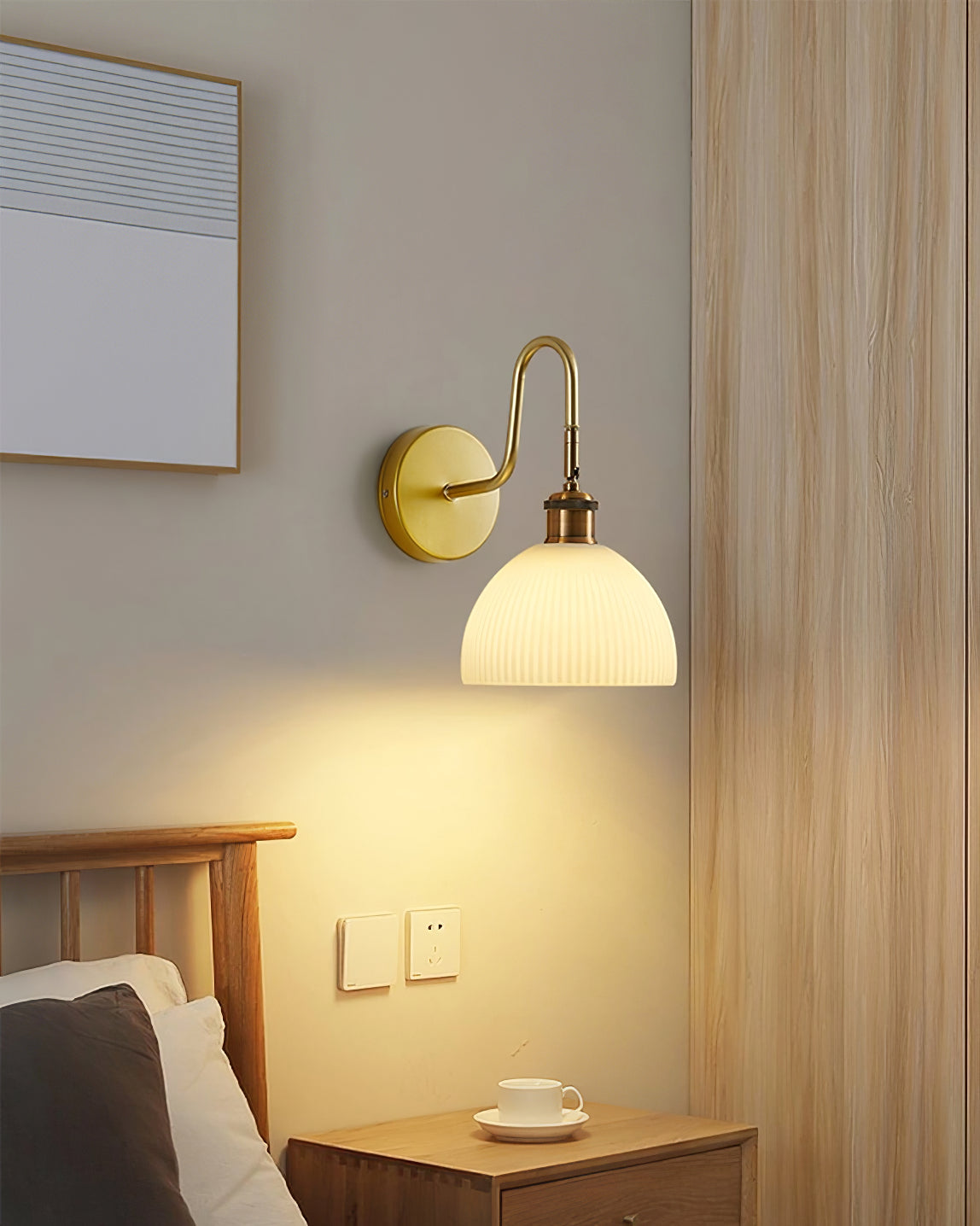 Klassisk vägglampa
