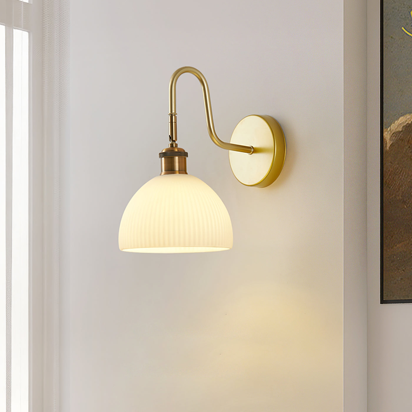 Klassisk vägglampa