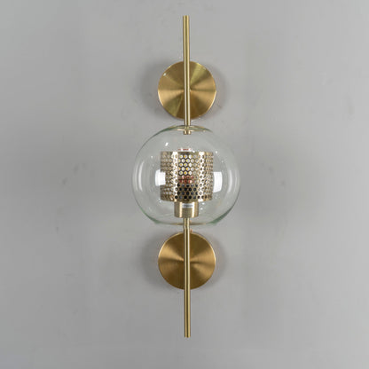 Vägglampa i glas