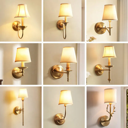 Vägglampa i koppar