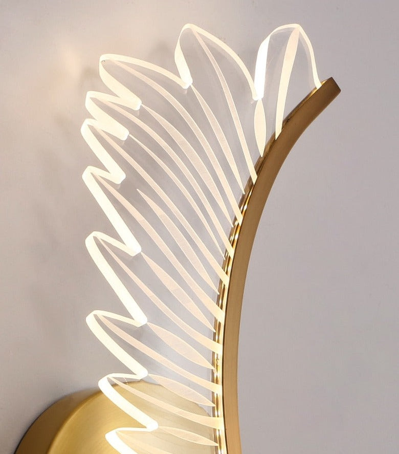 Vägglampa Golden Wings
