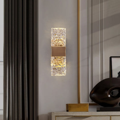 Nordisk kristallvägglampa