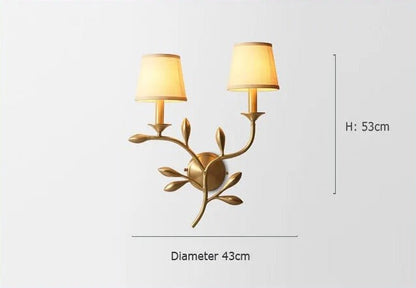 Vägglampa i koppar