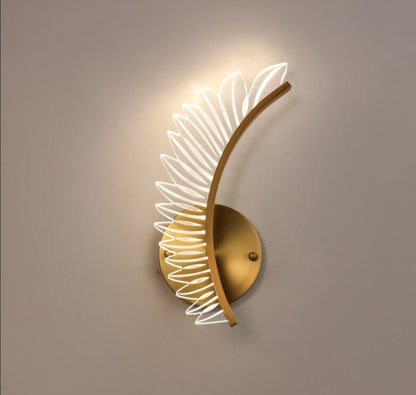 Vägglampa Golden Wings