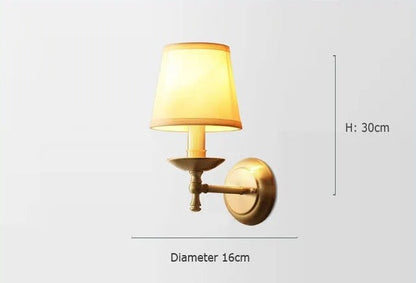 Vägglampa i koppar