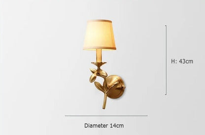Vägglampa i koppar