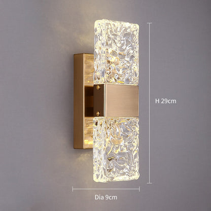 Nordisk kristallvägglampa