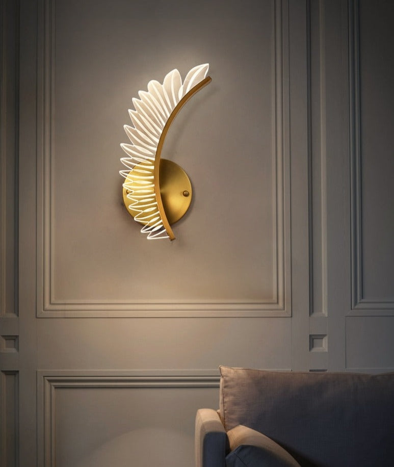 Vägglampa Golden Wings
