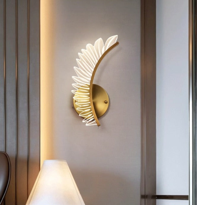 Vägglampa Golden Wings