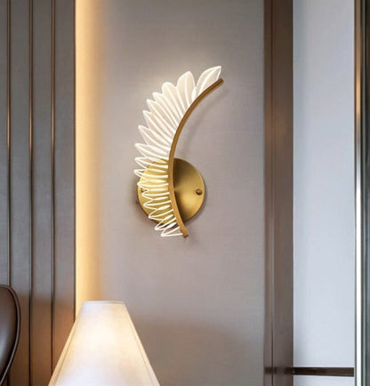 Vägglampa Golden Wings