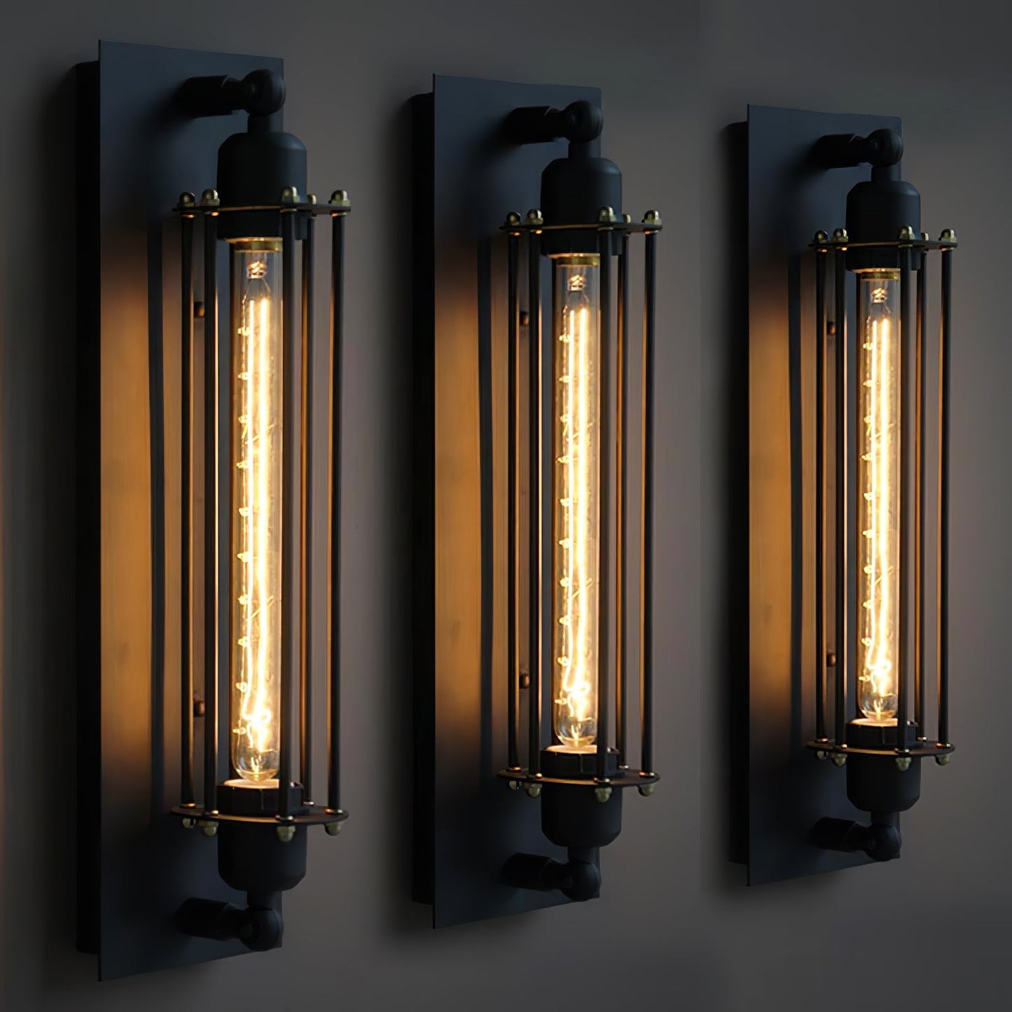 Industriell vägglampa
