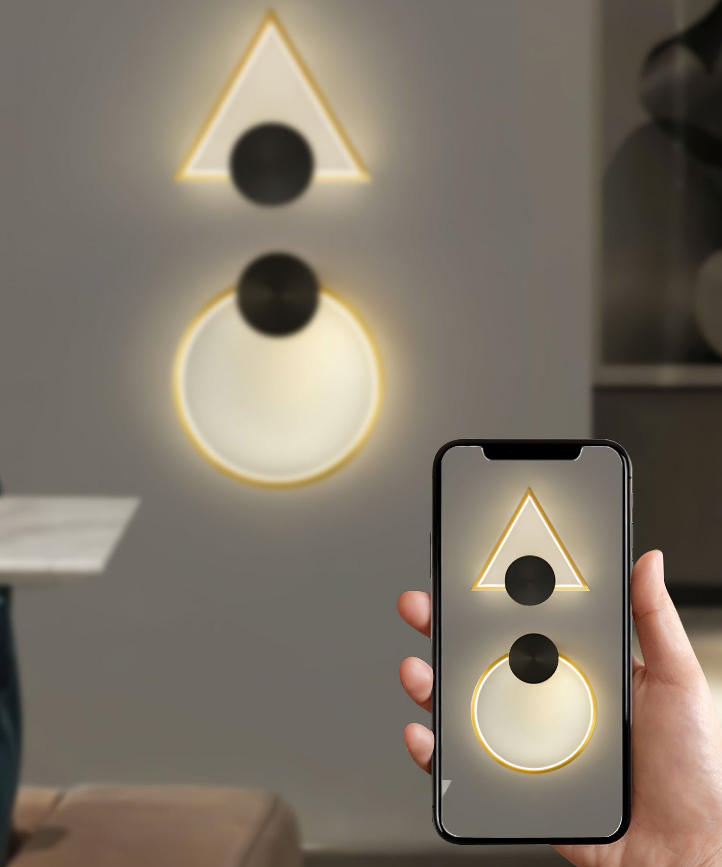 Geometri Vägglampa