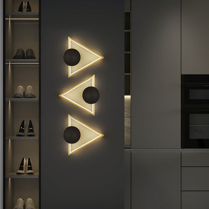Geometri Vägglampa