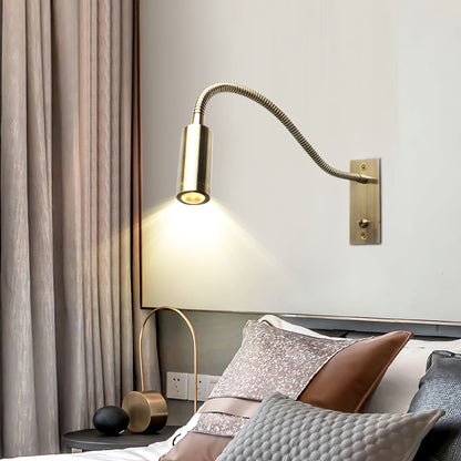 Justerbar vägglampa för sovrum