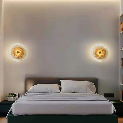 Lotusformad vägglampa